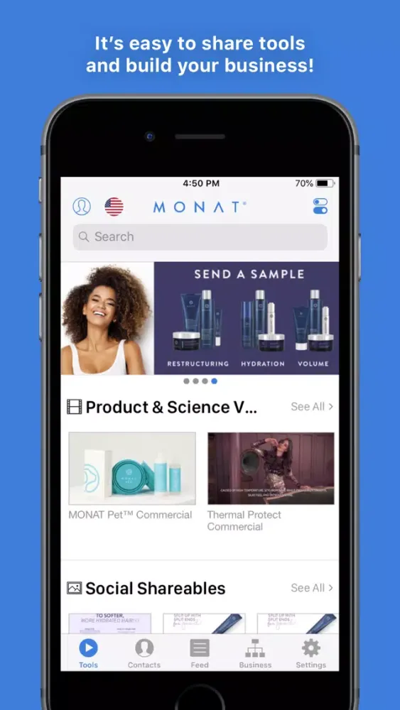 Скриншоты MONAT Connect